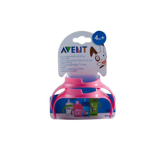 Philips Avent Handles 2 Pack for Classic+ Bottle & Drink Cup - Pink