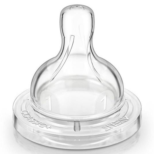 Philips Avent PP bottle 2-pack Classic+ 125 ml - silicone 1 hole - SCF560/27
