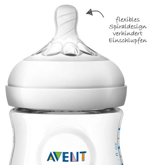 Philips Avent PP bottle Naturnah 125 ml - silicone size 1 - SCF030/17