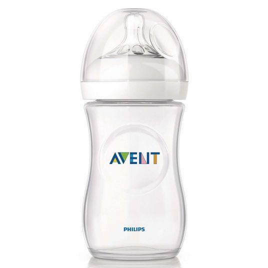 Philips Avent PP bottle Naturnah 260 ml - silicone 2 hole - SCF693/17