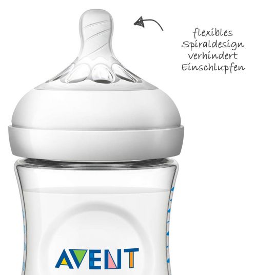 Philips Avent PP bottle Naturnah 260 ml - silicone size 2 - SCF033/17