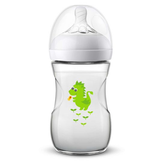 Philips Avent PP bottle Naturnah 260 ml - silicone size 2 - SCF070/24 - Dragon