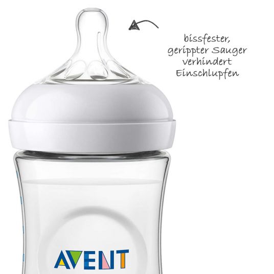 Philips Avent PP bottle Naturnah 330 ml - silicone size 4 - SCF036/16