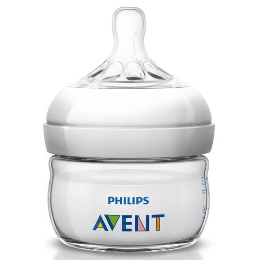 Philips Avent PP bottle close to nature 60 ml - silicone 1 hole - SCF699/17