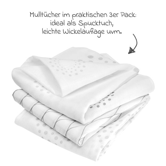 Philips Avent Premium PP-Flaschen-Set Natural 11-tlg. - 6 Babyflaschen + Flaschenbürste + Milchpulverportionierer + 3 Spucktücher