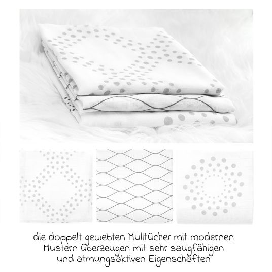 Philips Avent Premium PP-Flaschen-Set Natural 11-tlg. - 6 Babyflaschen + Flaschenbürste + Milchpulverportionierer + 3 Spucktücher