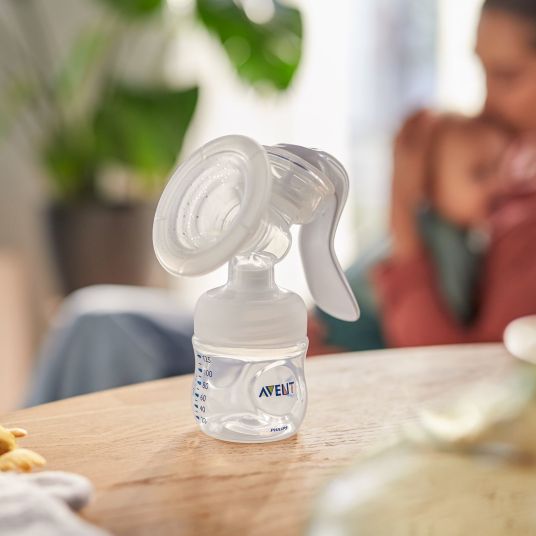 Philips Avent Premium Still-Set Basic 12-tlg. - Handmilchpumpe + 2 Babyflaschen + 5 Mehrwegbecher + 1 Flaschenbürste + 3 Spucktücher Mint