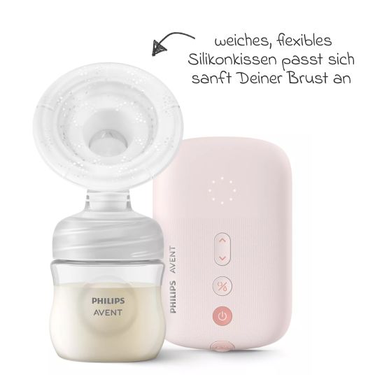 Philips Avent Set allattamento premium deluxe 80 pezzi - tiralatte elettrico + 5 biberon in PP + 5 coppette riutilizzabili + 5 sacche per il latte materno + 62 cuscinetti per l'allattamento + 3 panni di mussola