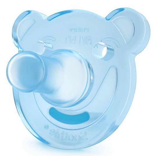 Philips Avent Soother 2 pack Soothie - Silicone 0-3 M - SCF194/01 - Blue Green