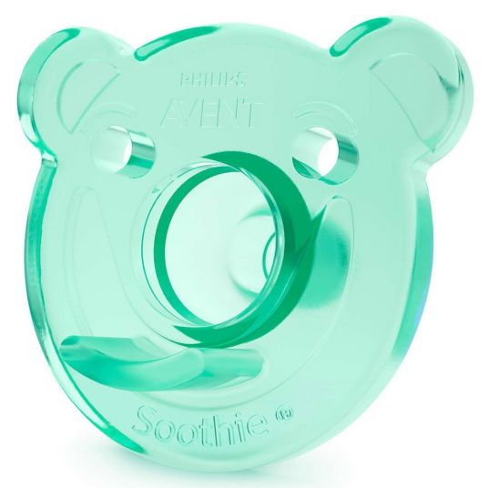 Philips Avent Soother 2 pack Soothie - Silicone 0-3 M - SCF194/01 - Blue Green