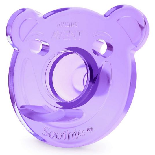Philips Avent Soother 2 pack Soothie - Silicone from 3 M - SCF194/05 - Purple Pink