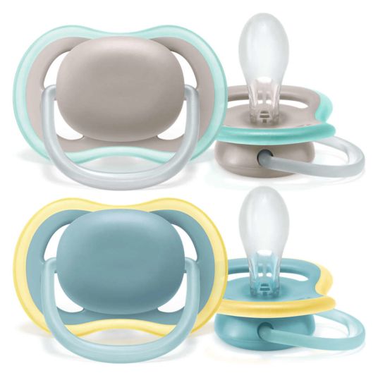 Philips Avent Pacifier 2-pack Ultra Air from 18 M - Beige / Dawn