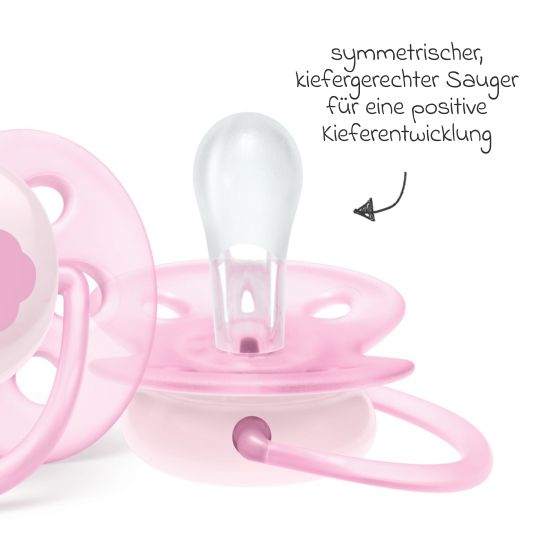 Philips Avent - Schnuller 2er Pack Ultra Soft 0-6 M - Dreams