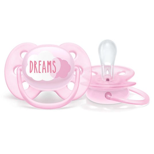 Philips Avent Pacifier Ultra Soft - Silicone 0-6 M - Dreams