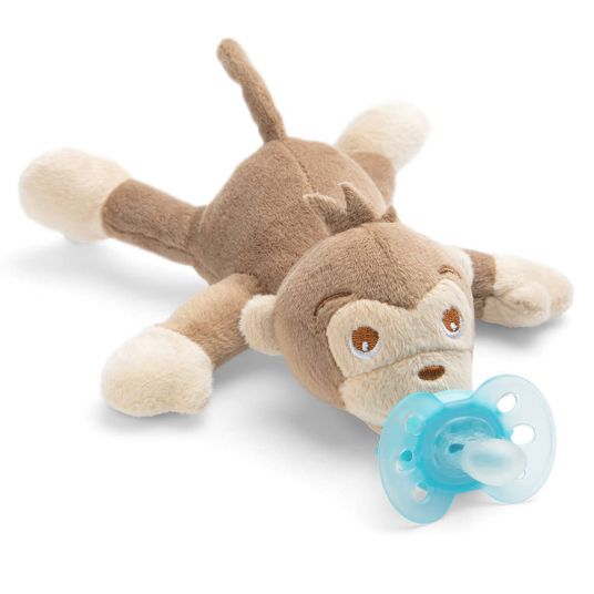 Philips Avent Pacifier animal Snuggle Monkey + Pacifier Ultra Soft - Silicone 0-6 M - SCF348/12