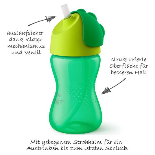Philips Avent Straw cup 300 ml - SCF798/01 - Green