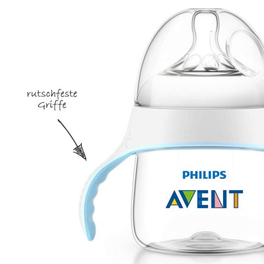 Philips Avent Drinking and Learning Set Natural 150 ml - Silicone 3 hole - SCF251/00 - White