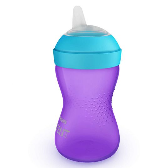 Philips Avent My Grippy sippy cup - with soft spout - SCF802/02 - Purple Blue