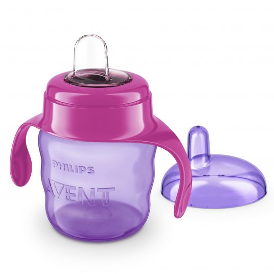 Philips Avent Drinking cup / beak cup with soft silicone beak 200 ml - Pink / Purple