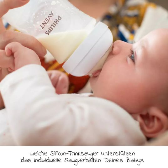 Philips Avent Trinksauger 2er Pack Natural Response - Silikon Saugerstufe 1 - 0M (Newborn)