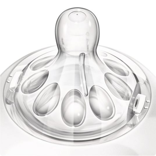 Philips Avent Teat 2 pack natural - silicone 1 hole tee - SCF651/27