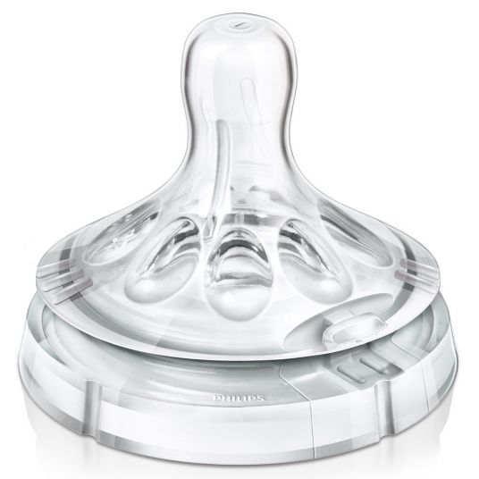 Philips Avent Teat 2-pack Naturnah - silicone variable - SCF655/27