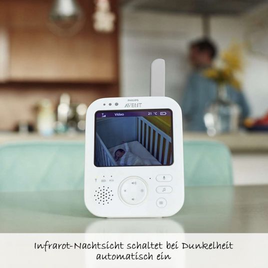 Philips Avent Video-Babyphone digital 3,5 Zoll - SCD630/26