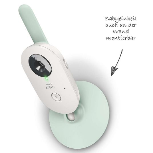 Philips Avent Video baby monitor con telecamera - digitale da 2,7 pollici - SCD831/26