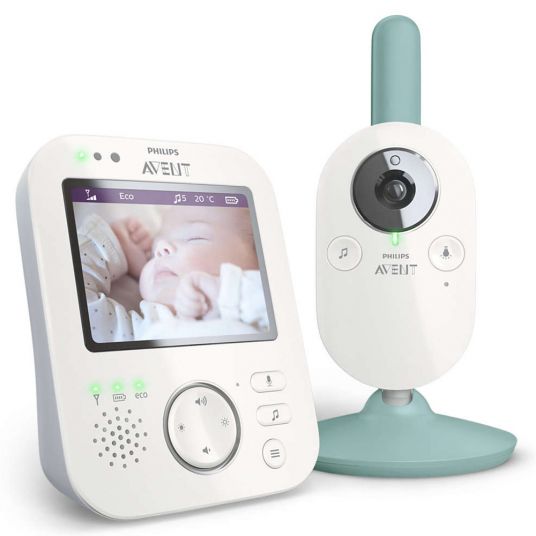 Philips Avent Video baby monitor con telecamera - digitale da 3,5 pollici - SCD841/26