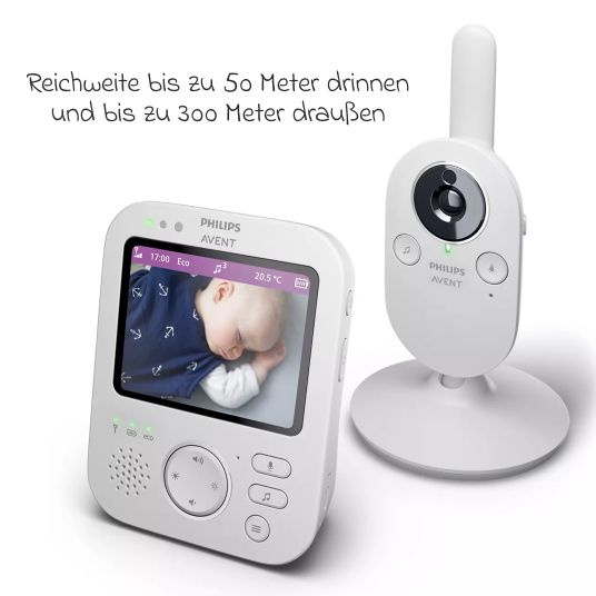 Philips Avent Video baby monitor Premium SCD892/26 - inclusa borsa da viaggio