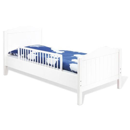 Pinolino Comfort bed guard white 120 cm - solid beech