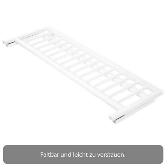 Pinolino Bettschutzgitter Comfort Weiß 120 cm - Buche massiv