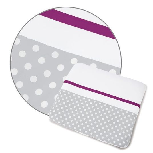 Pinolino Cover for changing mat - dots gray