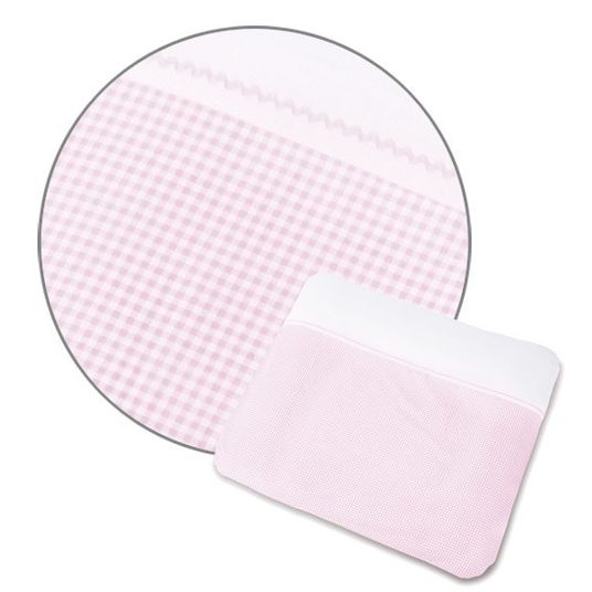 Pinolino Cover for changing mat - Vichy check rose