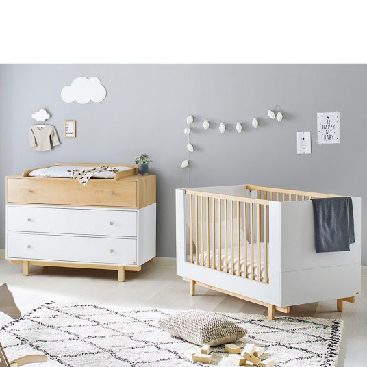 Pinolino Economy set children's room Boks with bed and wide changing table