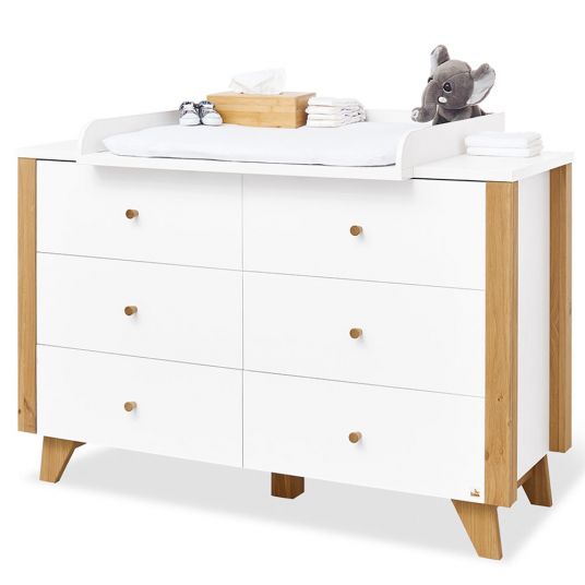 Pinolino Changing table Thore extra wide incl. changing top - White