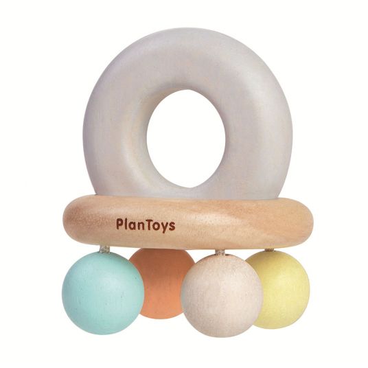 Plantoys Baby toys - Bell rattle - Pastel
