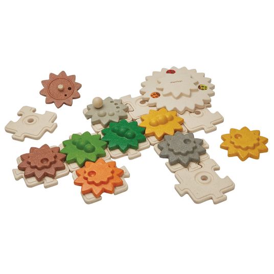 Plantoys Wooden puzzle - Gearbox - Deluxe