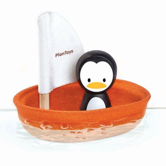 Plantoys Segelboot - Pinguin