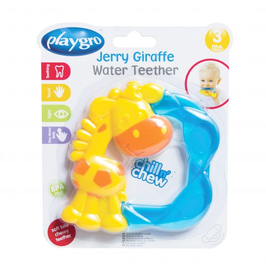 playgro Anello per dentizione Jerry Giraffe - riempito d'acqua - giraffa