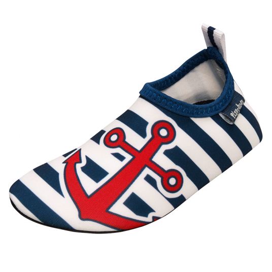 Playshoes Aqua Slipper - Maritim Navy White - Size 18/19