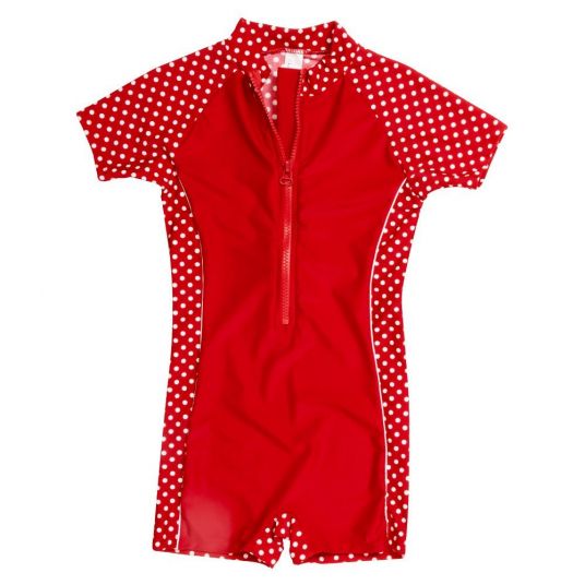 Playshoes Swimsuit dots - Red - Size 74 / 80