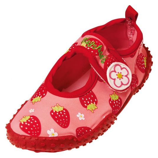 Playshoes Bade-Schuh Erdbeeren - Rosa - Gr. 20 / 21