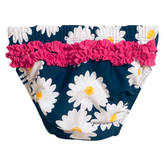 Playshoes Swim diaper pants - daisy dark blue - size 62/68