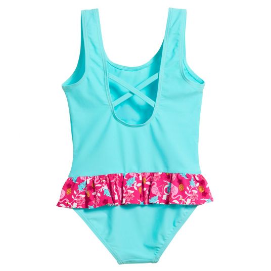 Playshoes Swimsuit - Flamingo Turquoise Pink - Size 74/80