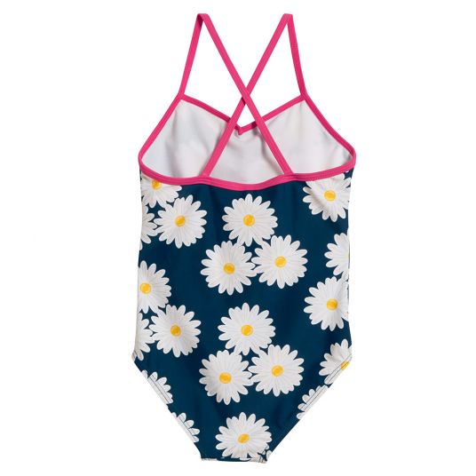Playshoes Swimsuit - daisy dark blue - size 74/80
