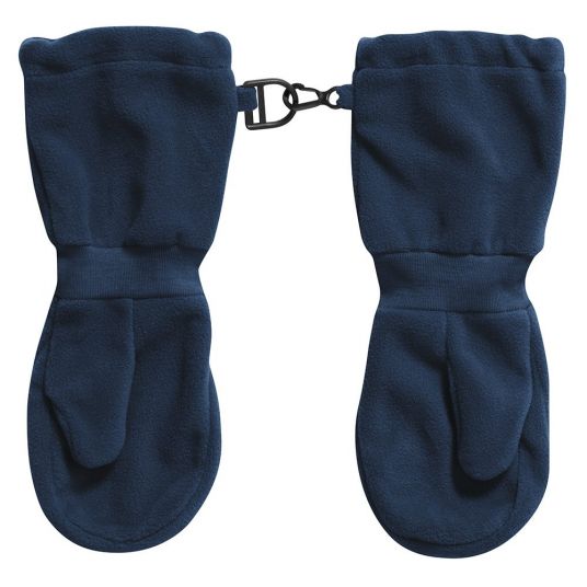 Playshoes Handschuhe Fleece Fäustlinge marine Mode & Accessoires Accessoires Handschuhe 