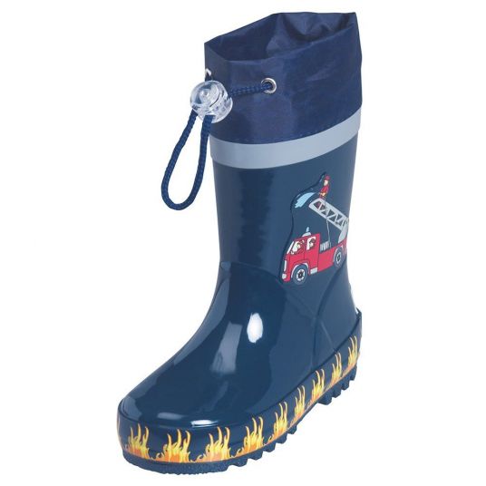 Playshoes Rubber boots firefighters - Navy - Size 22 / 23