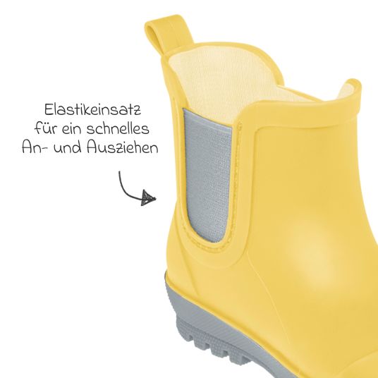 Playshoes Half high rubber boots - Yellow - Size 23