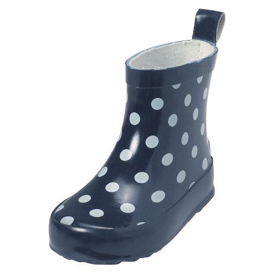 Playshoes Rubber boots half high - dots - blue - size 23